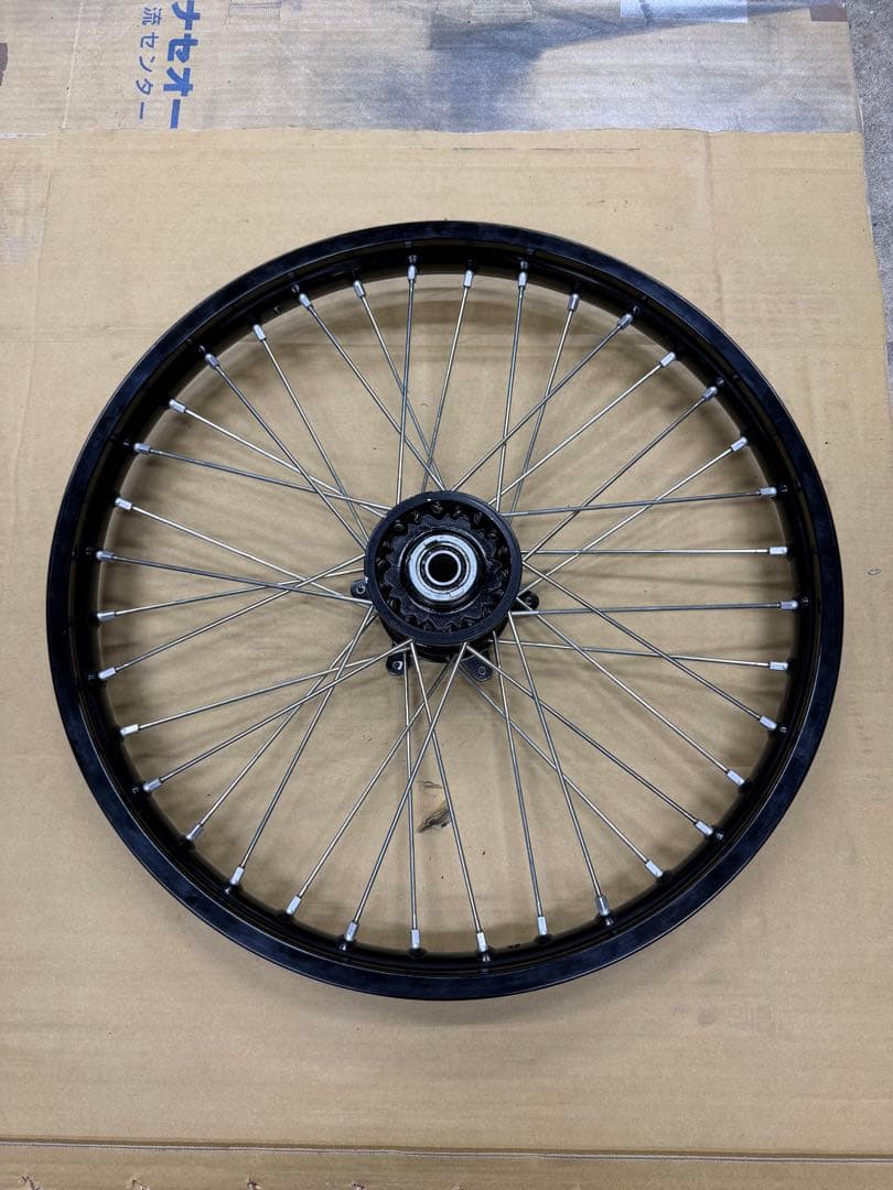 21インチスポークホイール ブラックアルミリム WR250F