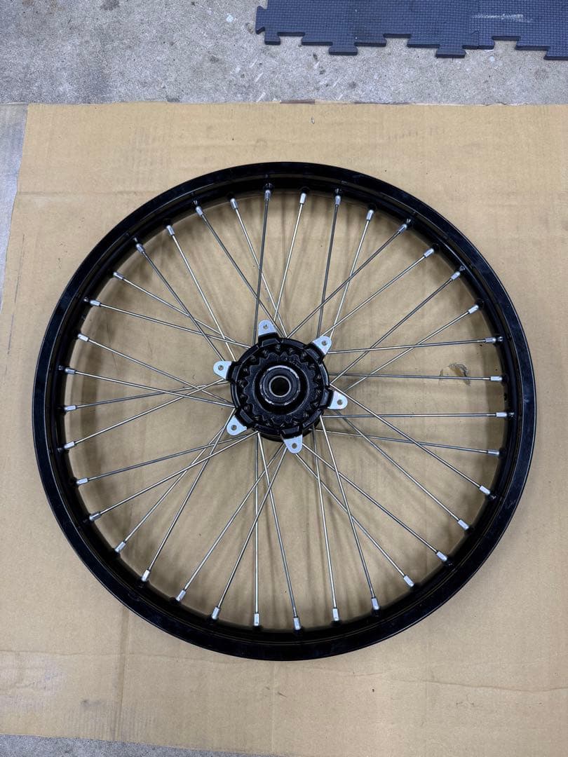 21インチスポークホイール ブラックアルミリム WR250F