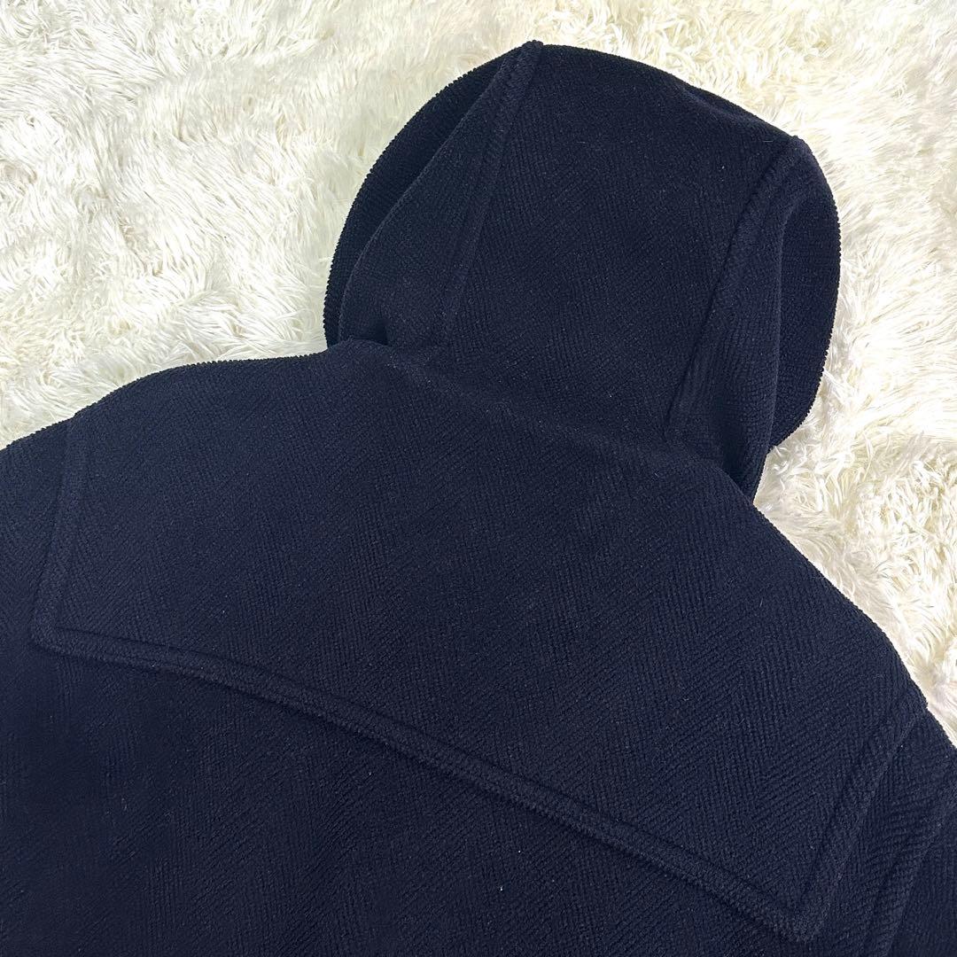 Tibbett チベット 英国製 ヘリンボーン ダッフルコート ネイビー 50