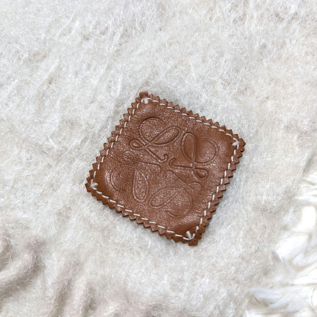 【美品】LOEWE ロエベ アナグラム モヘア マフラー