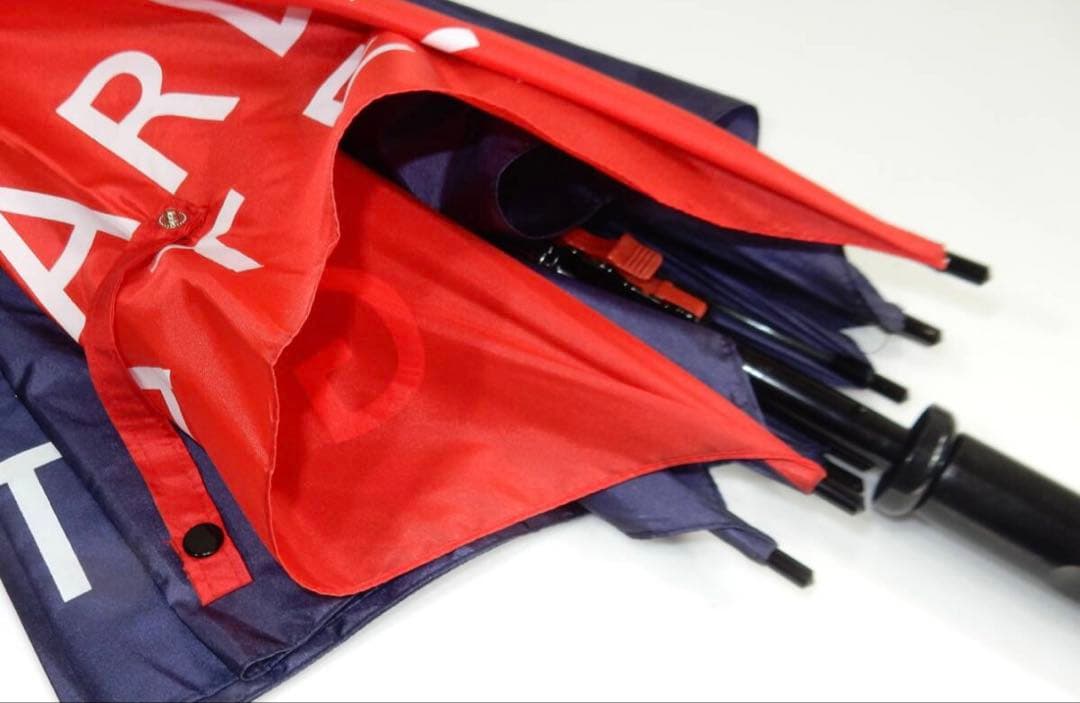 PEARLY GATES ゴルフ用傘 ネイビー &レッド　ケース付き良品