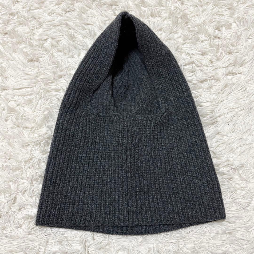 美品 A.P.C CAGOULE SACHA バラクラバ カシミヤウール グレー