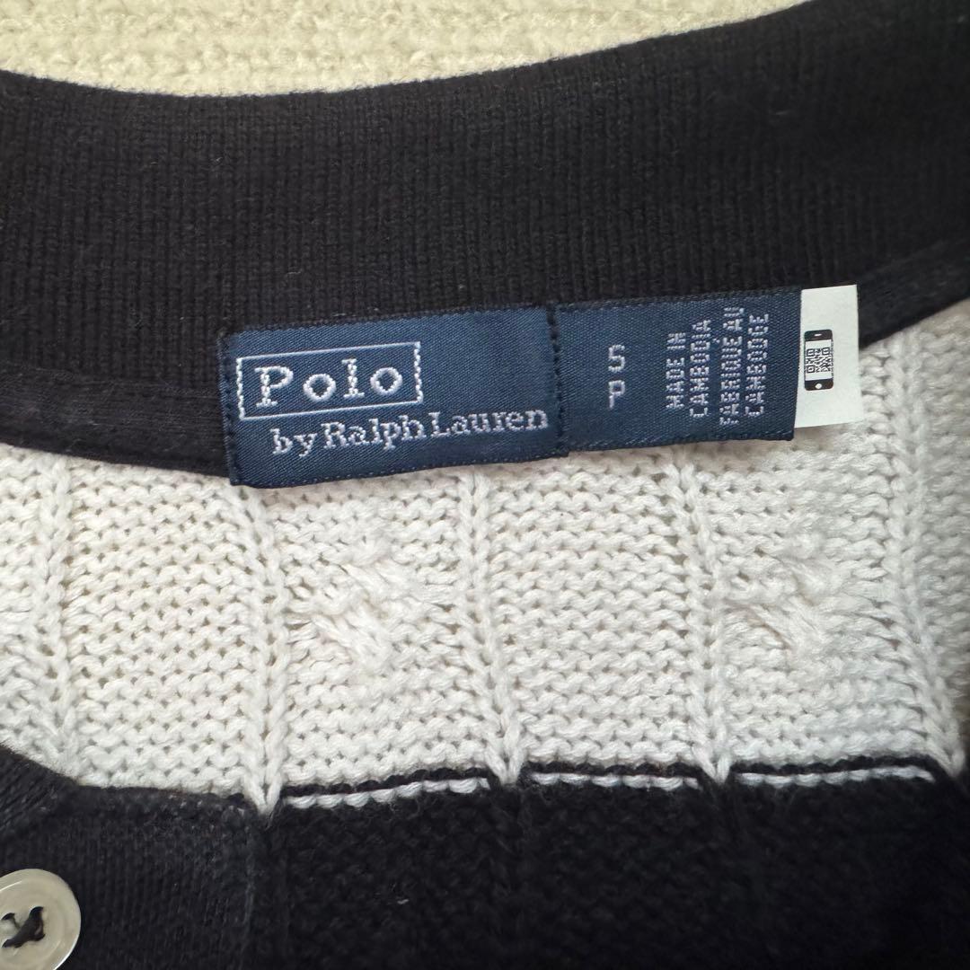 ポロラルフローレン　半袖ニットポロシャツ