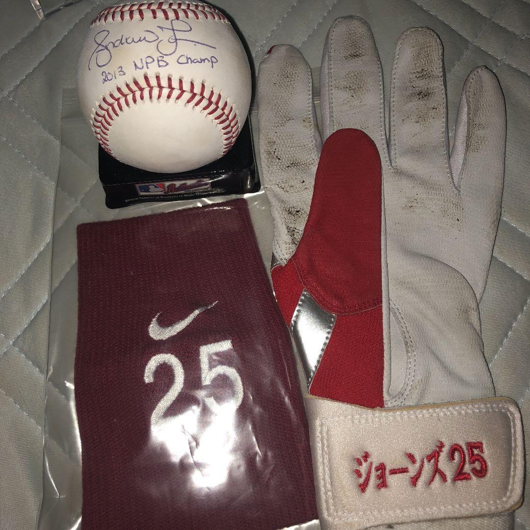 AJこと元楽天メジャーリーガーアンドリュージョーンズ実使用品、直筆サインボール