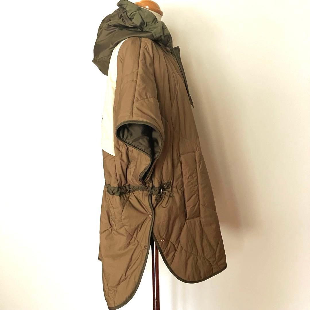 新品未使用maxmaraweekendエジェモネリバーシブルキャンバスケープ42