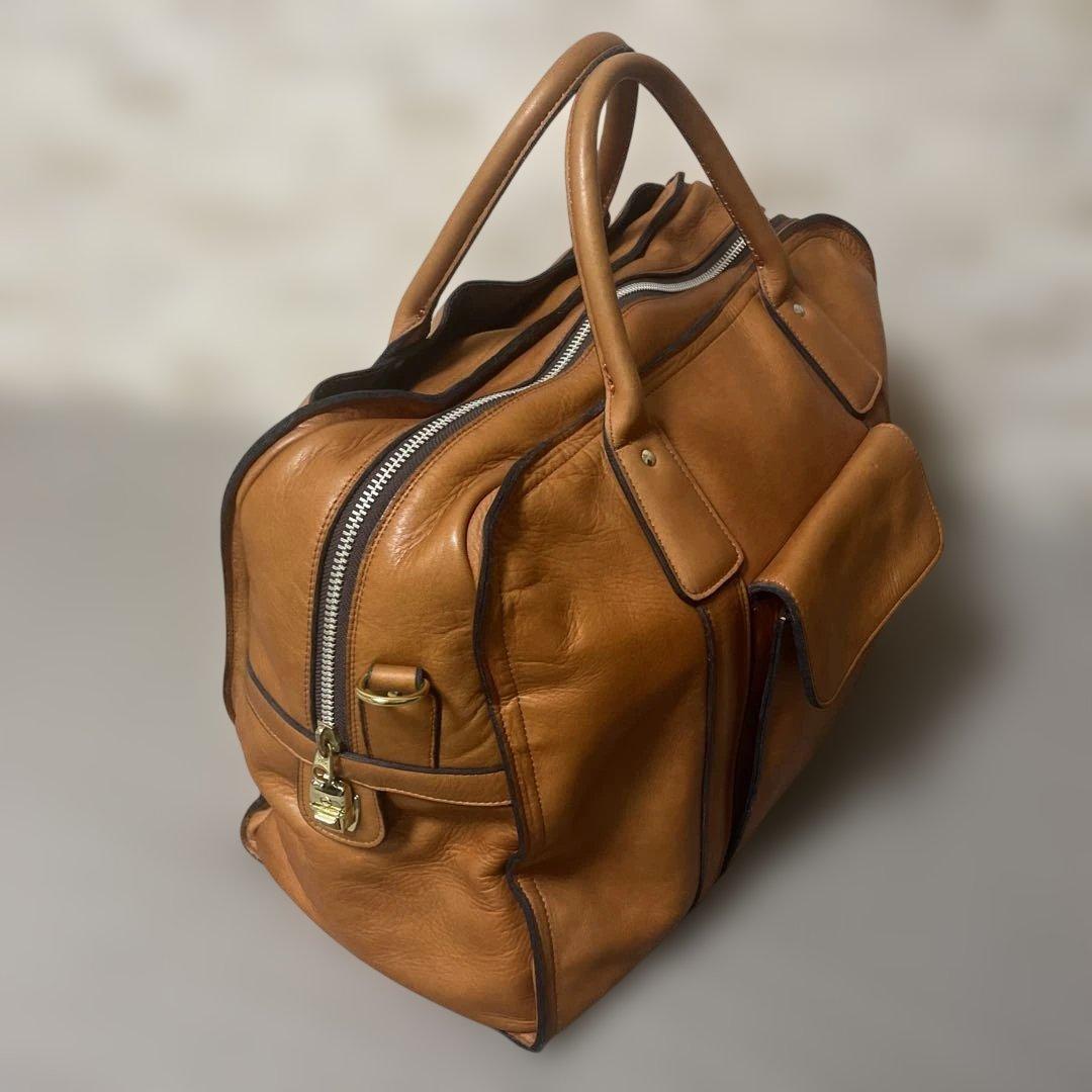 【美品】PORTER BARON 2WAY BOSTON BAG ブラウン