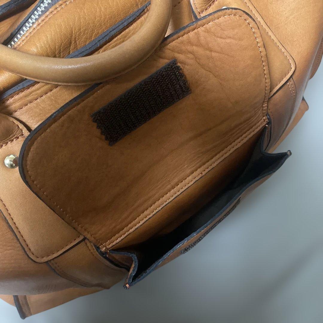 【美品】PORTER BARON 2WAY BOSTON BAG ブラウン