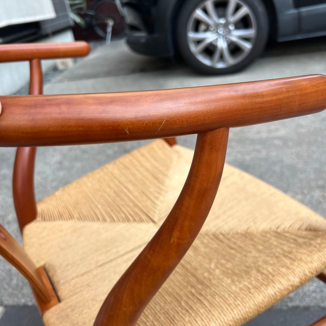 【正規品】カールハンセン　チェリー材のYチェア　CH24