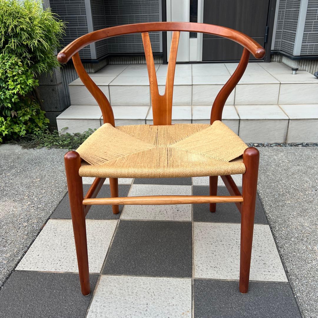 【正規品】カールハンセン　チェリー材のYチェア　CH24