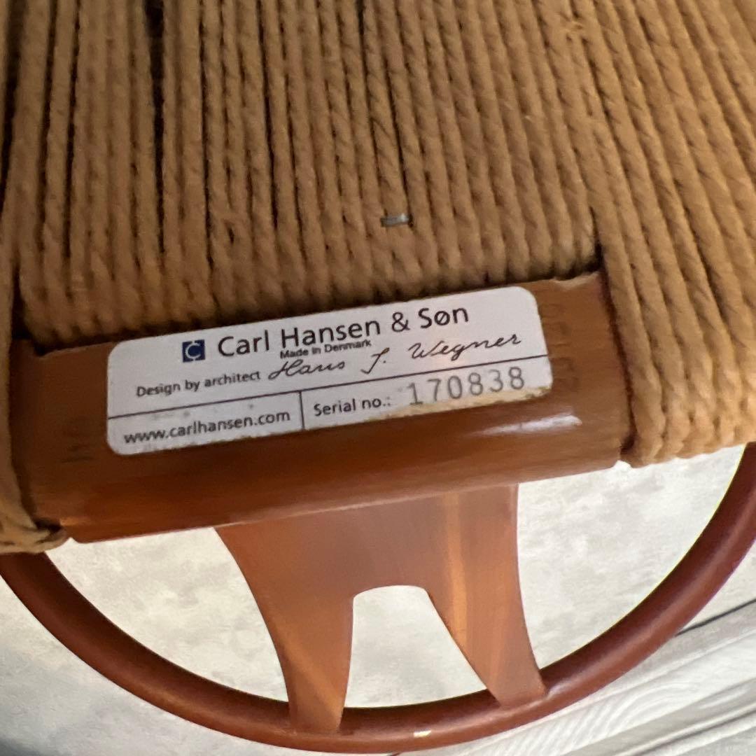 【正規品】カールハンセン　チェリー材のYチェア　CH24