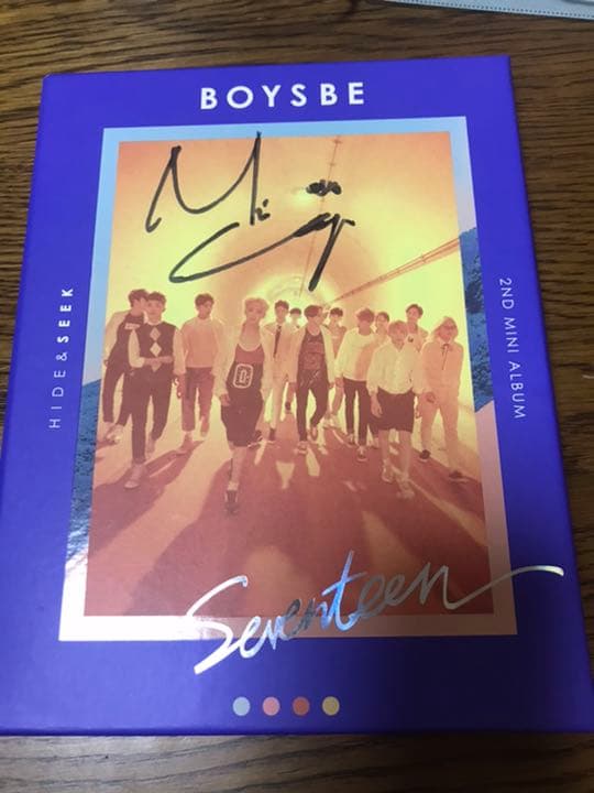 SEVENTEENミンギュ　サインCD