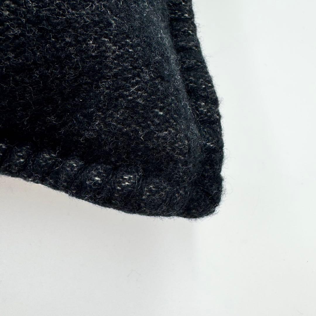 未使用品✨CHANEL カシミヤ　クッション　ココマーク　グレー　アイボリー