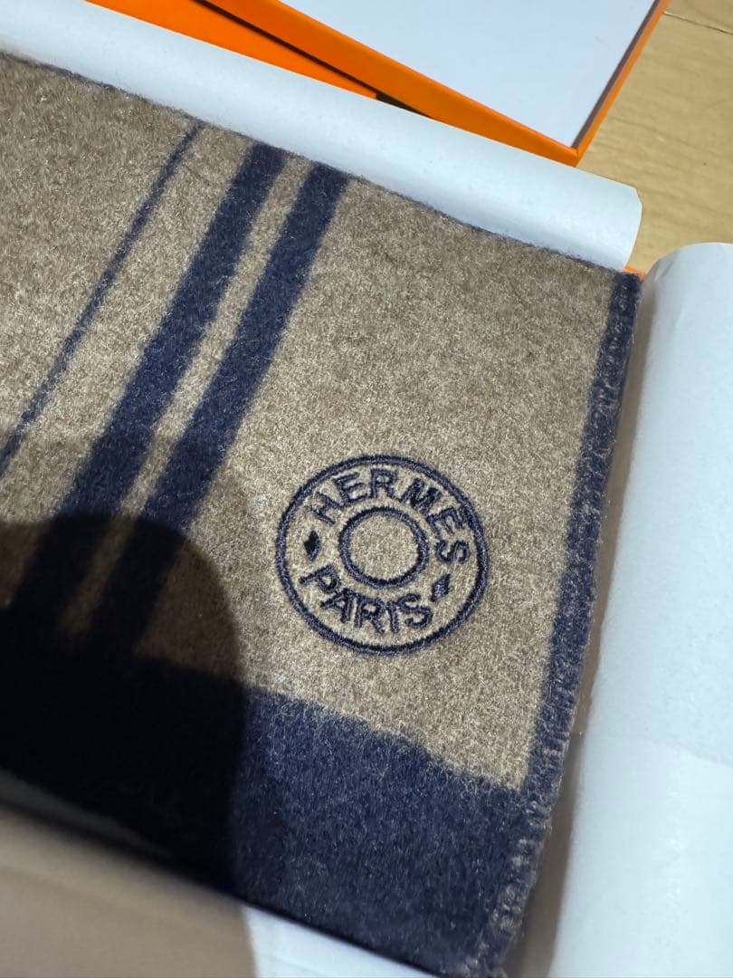 エルメス　カシミアマフラー