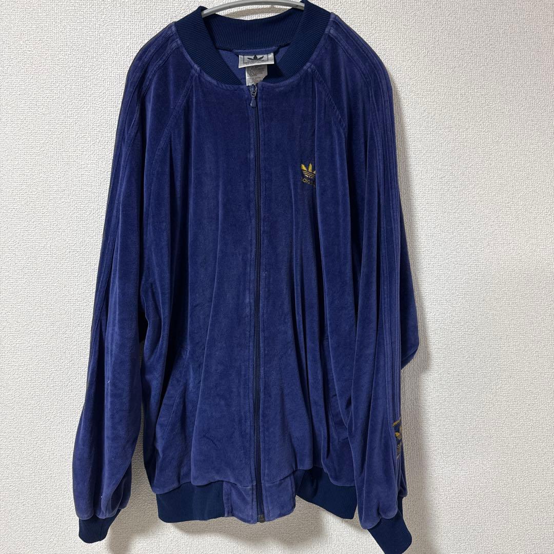 Adidas originals ベロアトラックジャケット