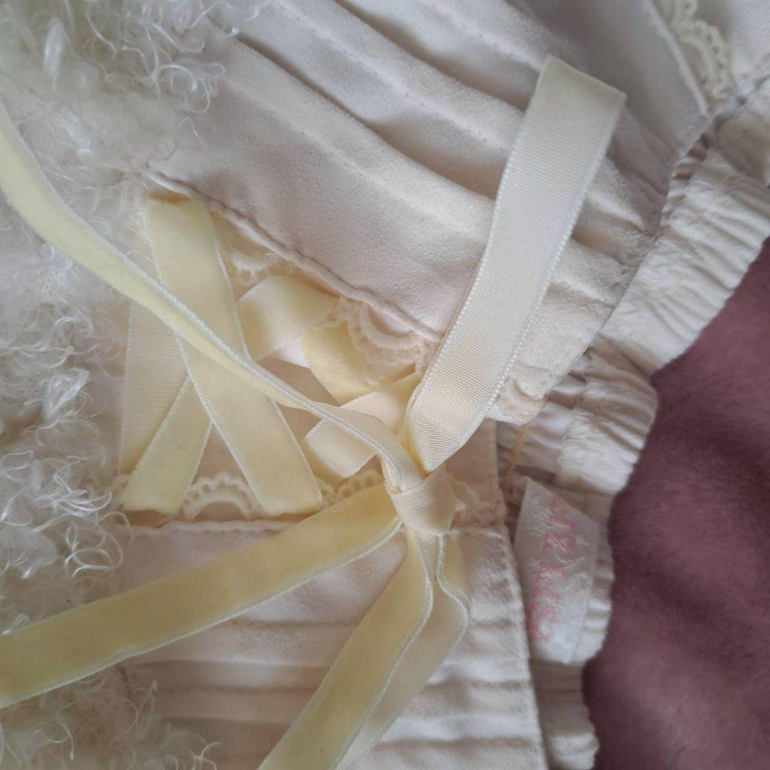 LIZ LIZA もこもこファー　ショートパンツ　かぼちゃパンツ レース y2k