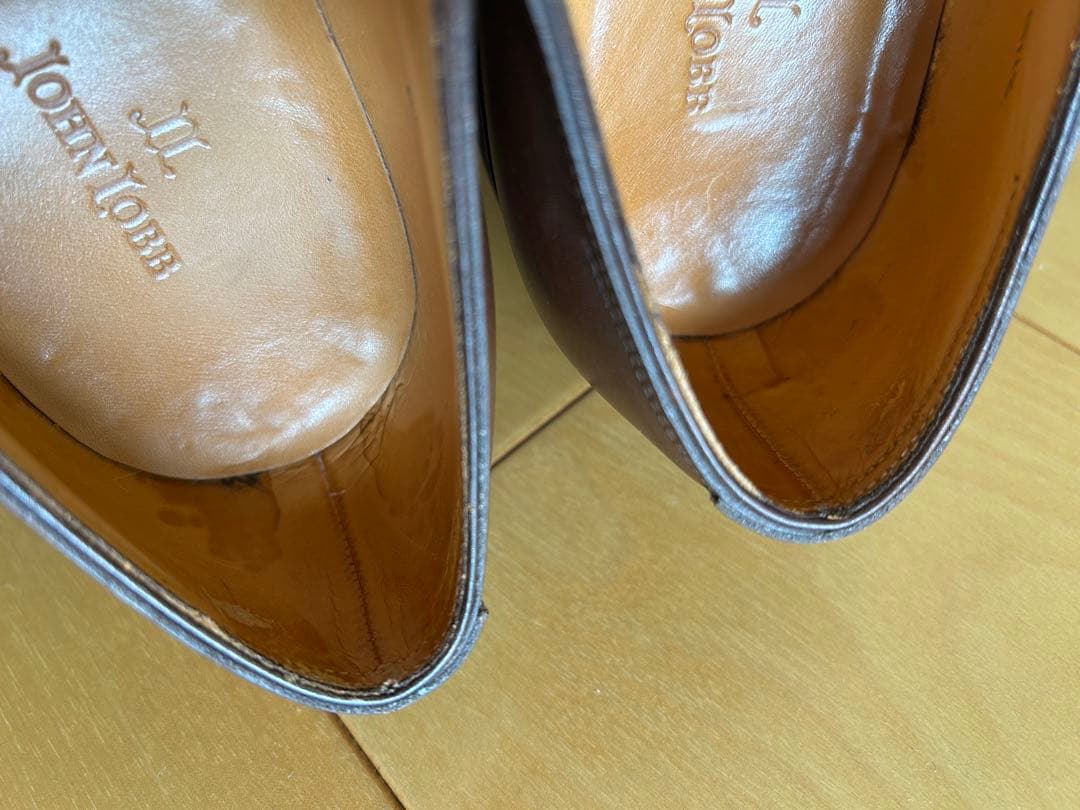 ジョンロブ6E SADLLE 【美品】純正シューキーパー付【サドル】超レア廃盤品