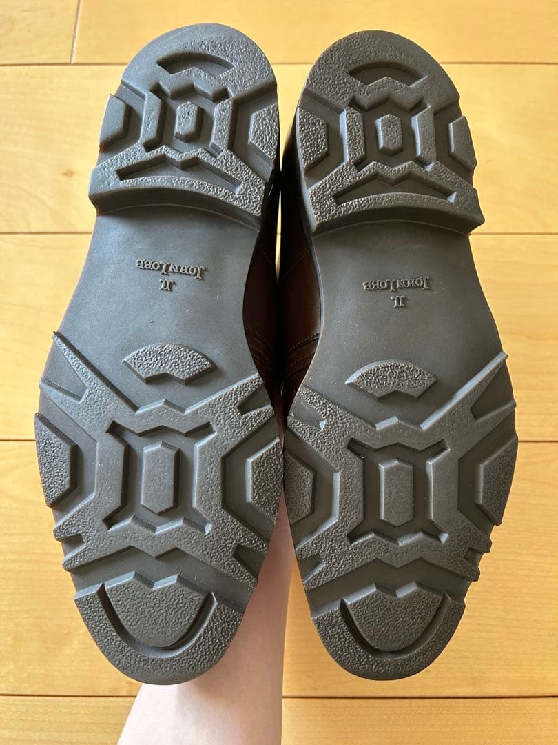 ジョンロブ6E SADLLE 【美品】純正シューキーパー付【サドル】超レア廃盤品