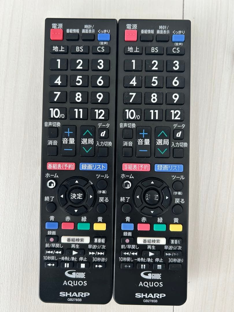 SHARP 42型液晶テレビ 2T-C42BE1 ※箱有・壁掛機器無