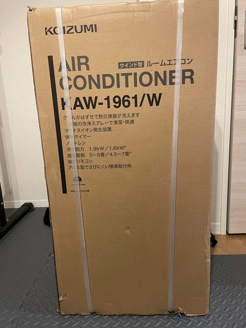 コイズミ KAW-1961/W 窓用エアコン ホワイト2016年製