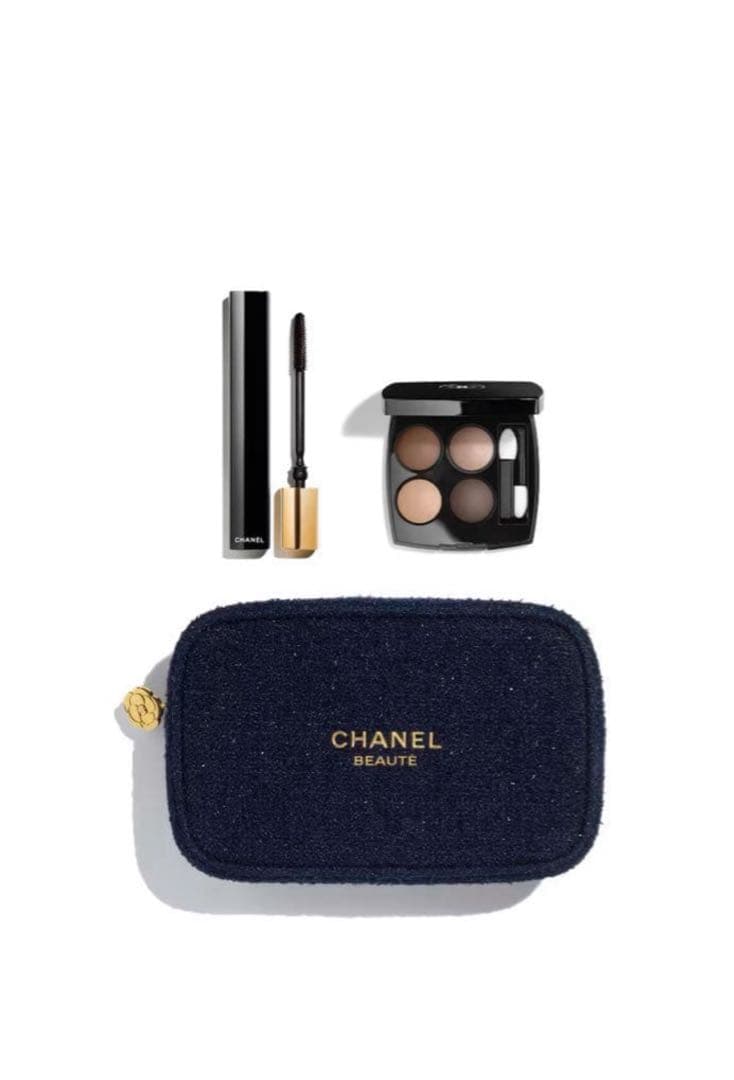 CHANEL アイシャドウパレット　マスカラ　限定ポーチ付