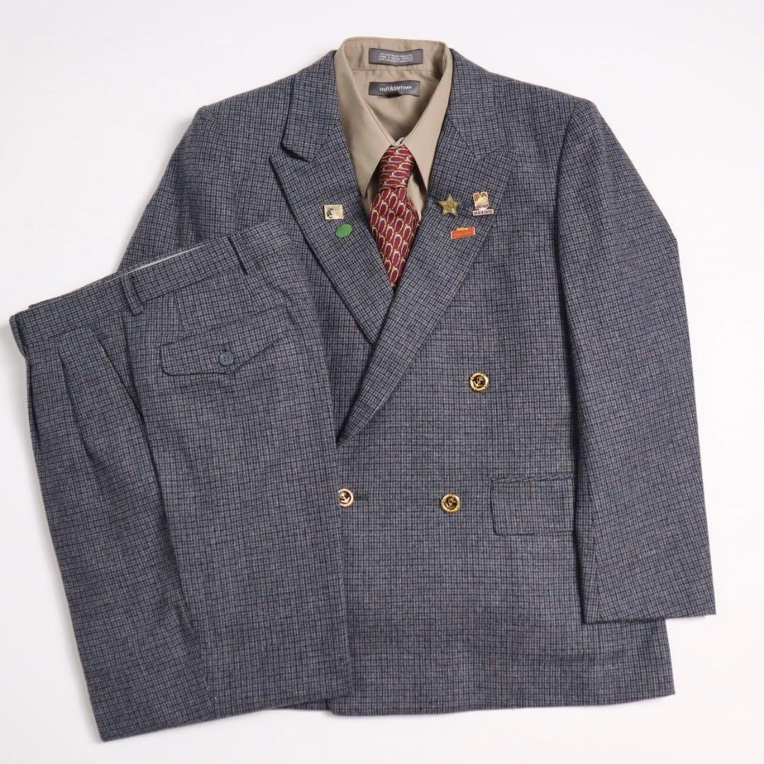 4点セット vintage 80s 90s スーツ セットアップ ピンズ