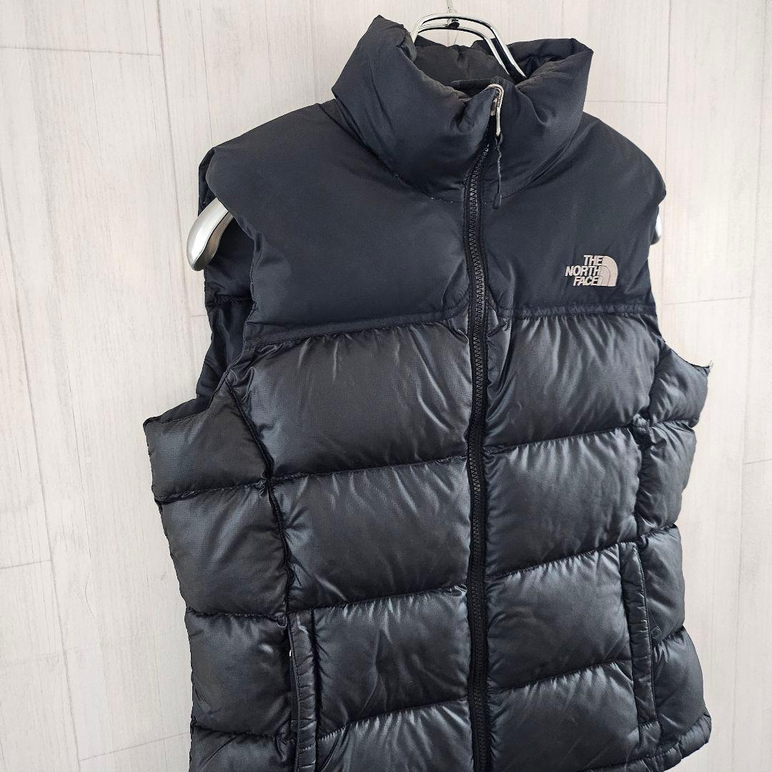 【希少】ノースフェイス ヌプシ ダウンベスト 700FP 黒 レディース L
