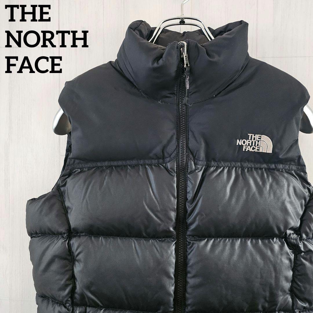 【希少】ノースフェイス ヌプシ ダウンベスト 700FP 黒 レディース L