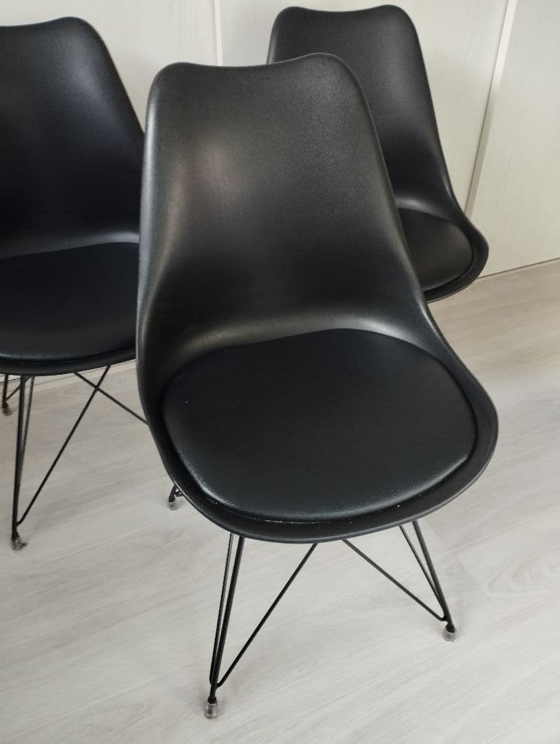 【DT50トレイル】ニトリ ダイニングチェア イームズチェア風 4脚セット