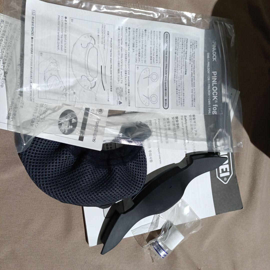 SHOEI Z-7 ヘルメット 説明書　パーツ付属　2018