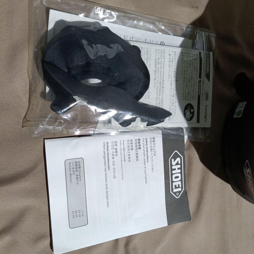 SHOEI Z-7 ヘルメット 説明書　パーツ付属　2018