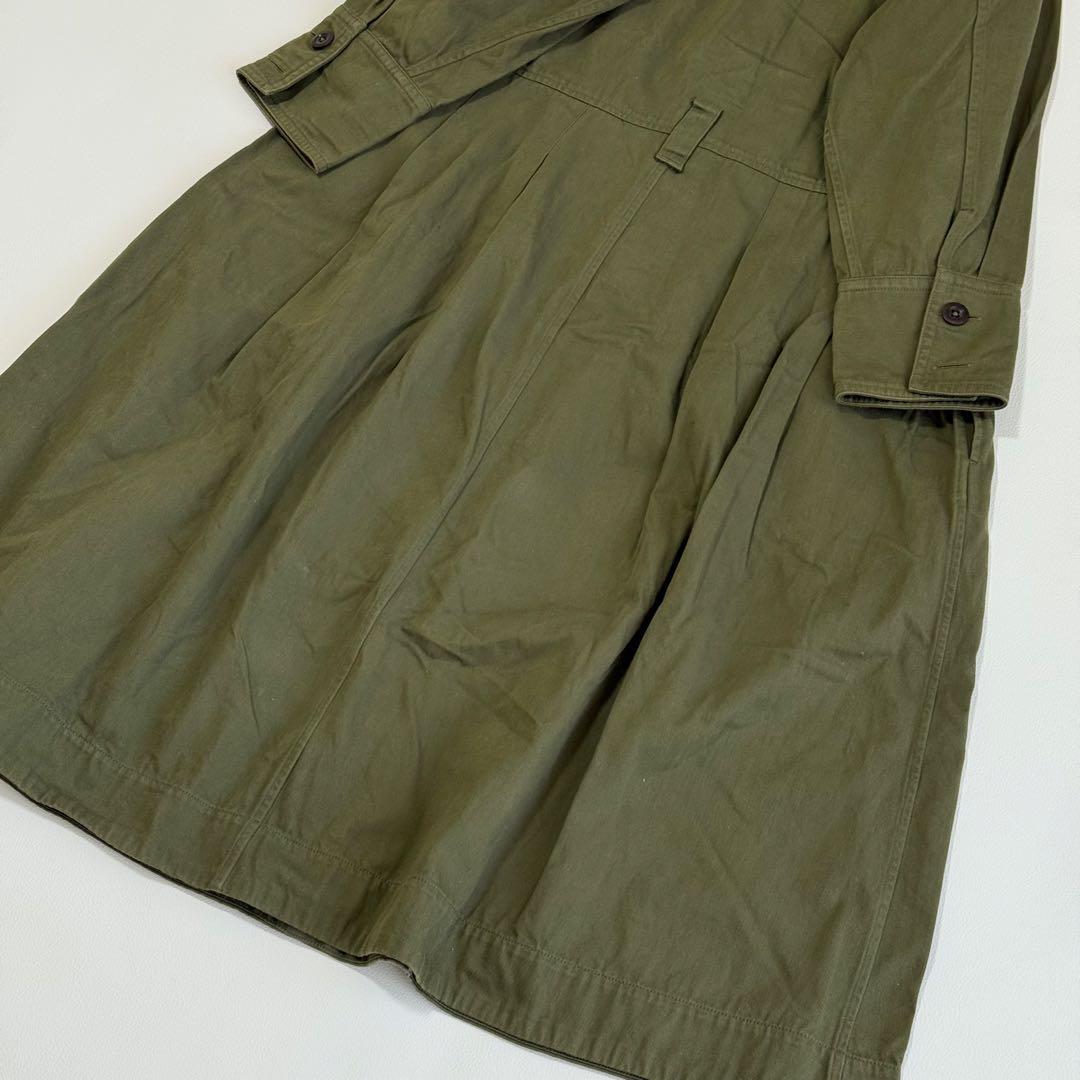 MHL. COTTON TWILL ワンピース バンドカラー　近年モデル