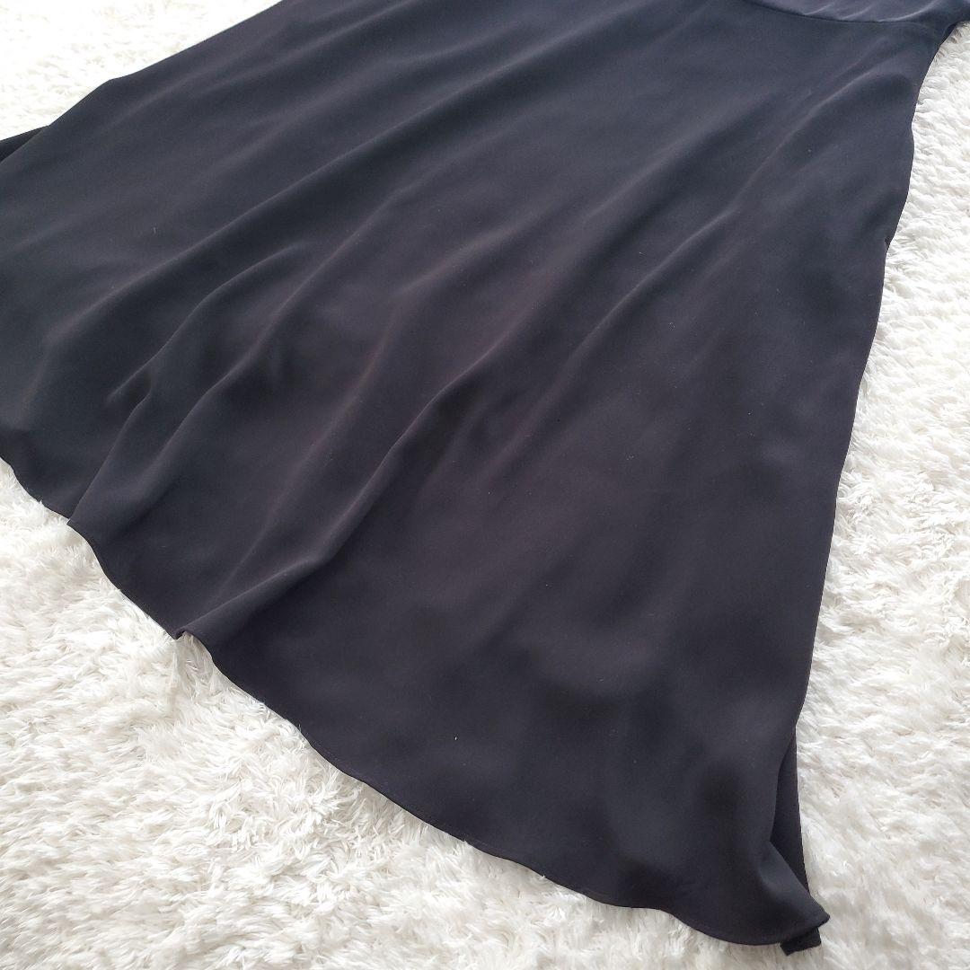 美品 WHYTO. ホワイト パールボタン2wayフレアワンピース 2.8万