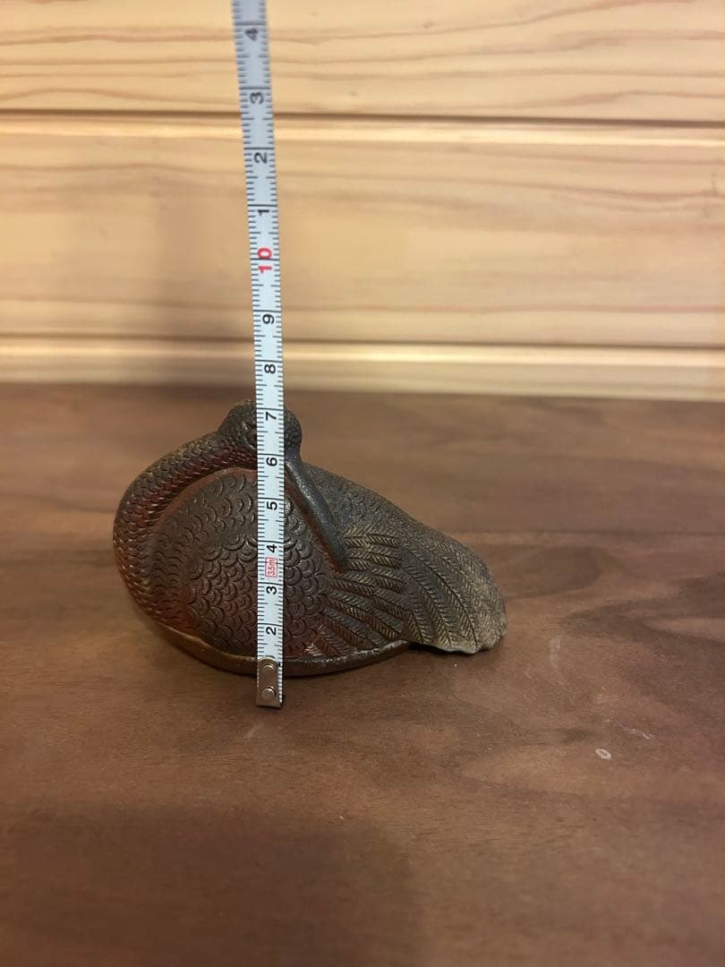 出来栄え良！平川正二 鶴の香合 備前焼