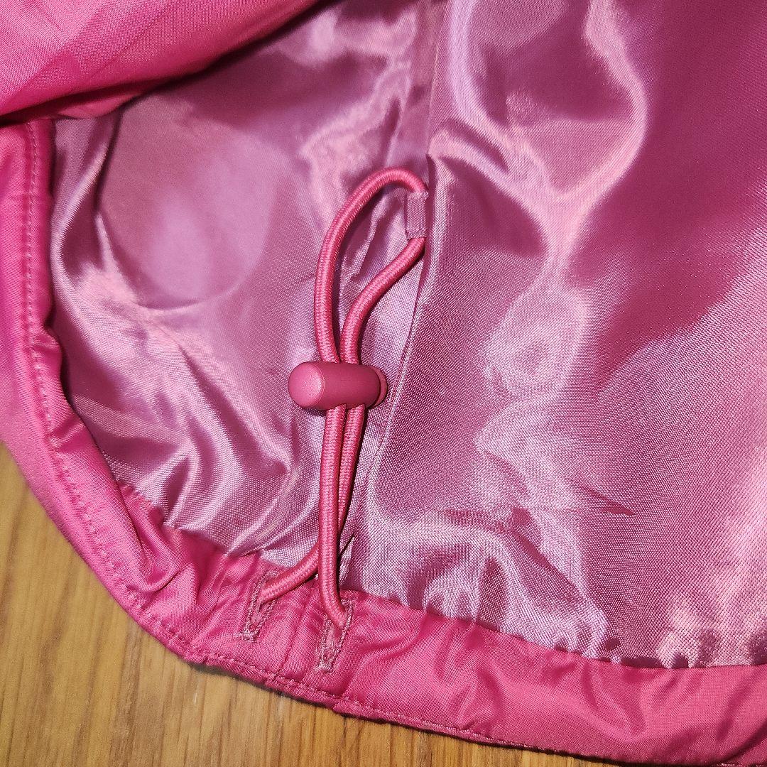 アルチビオの中綿、ファー付きピンクノースリーブベスト