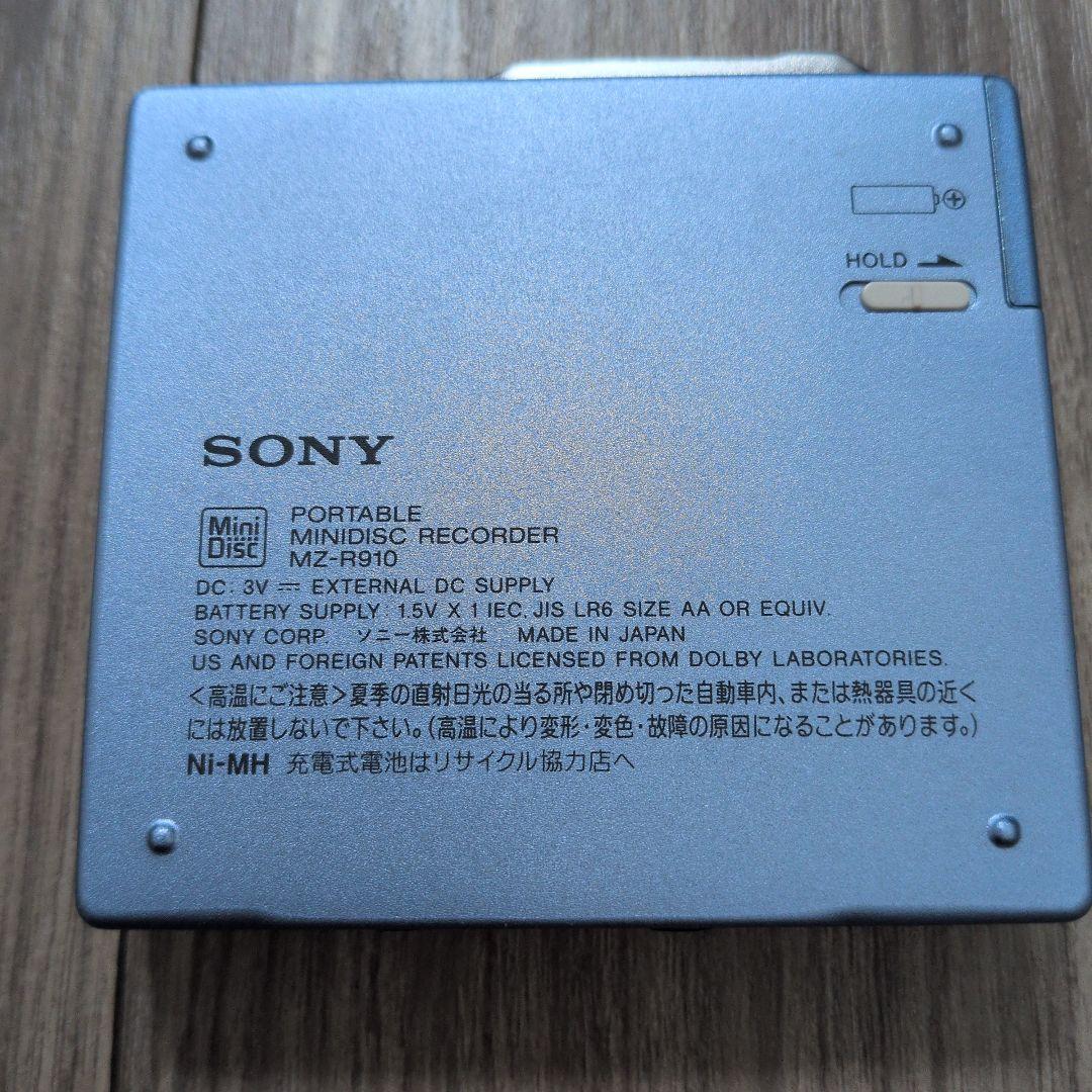 SONY ポータブルMDプレーヤー MZ-R910 ジャンク品