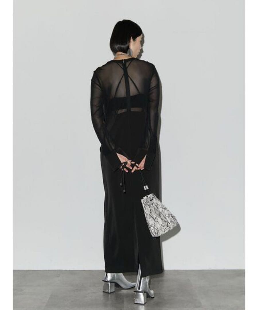 ✨美品✨近年 アンスリード シアーミックスワンピース 38