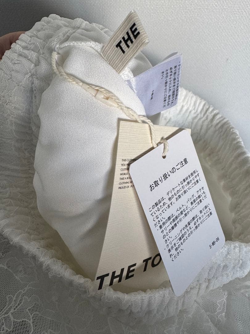 スカート THE TOE/mayfair lace skirt(white)