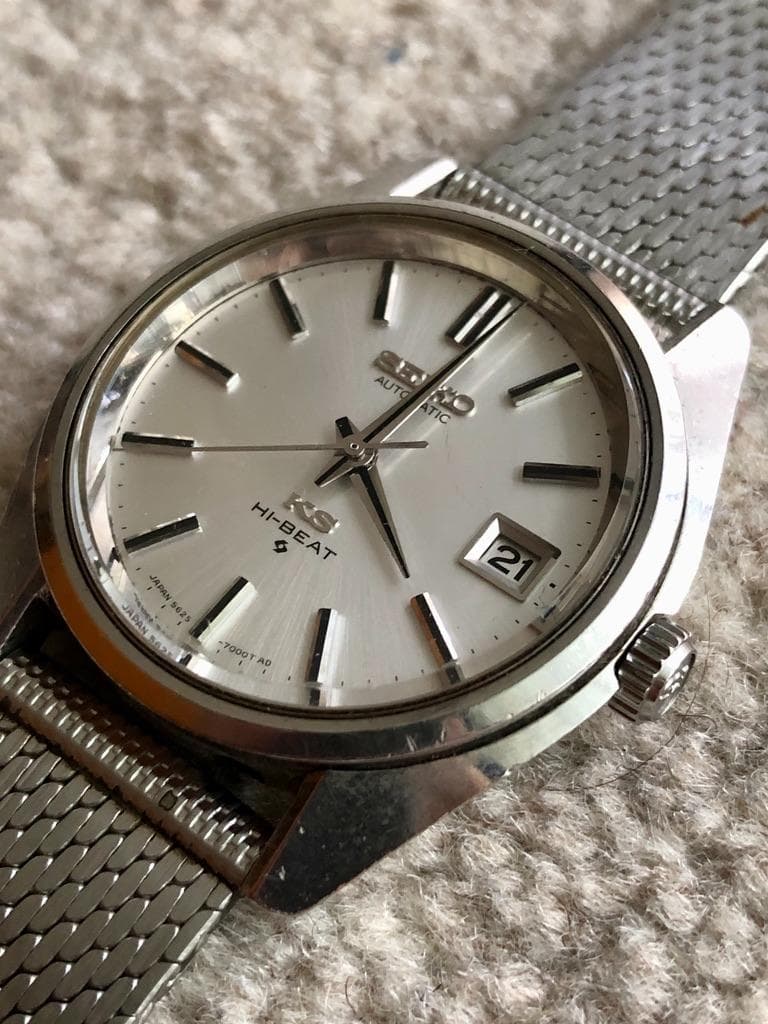 ヘ*ゴ様 SEIKO KS ハイビート HI-BEAT 自動巻き 腕時計 日付表