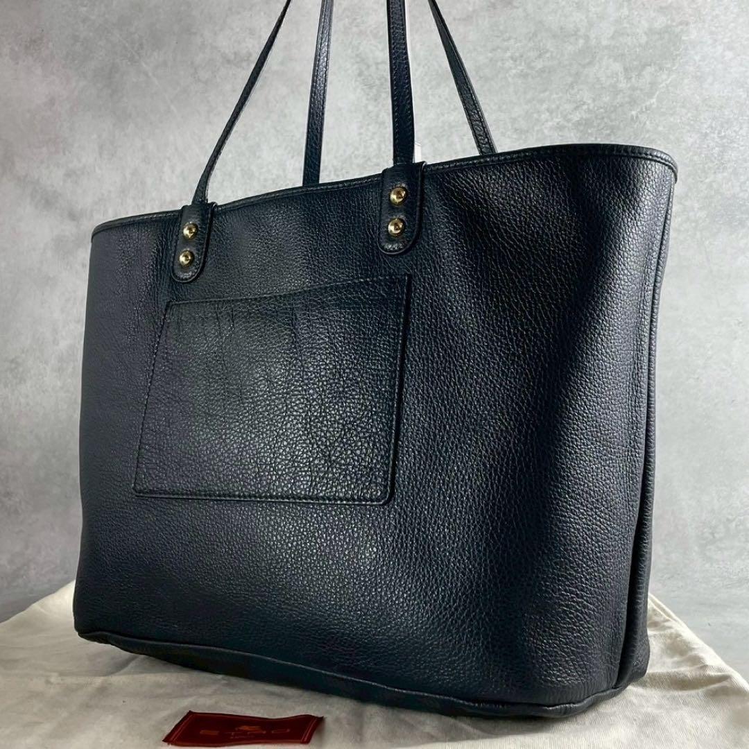 未使用級 ETRO リバーシブル トートバッグ ジャガード ペイズリー 2way