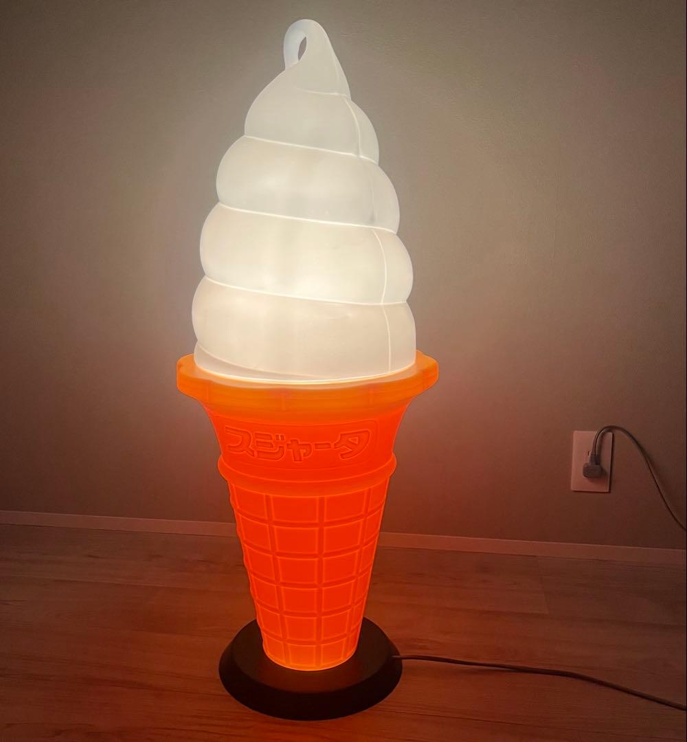 スジャータ TOMI ソフトクリーム ライト ディスプレイ 非売品 あんどん