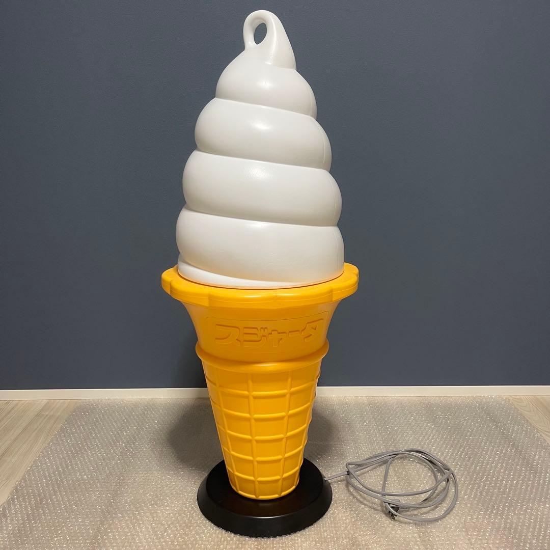 スジャータ TOMI ソフトクリーム ライト ディスプレイ 非売品 あんどん