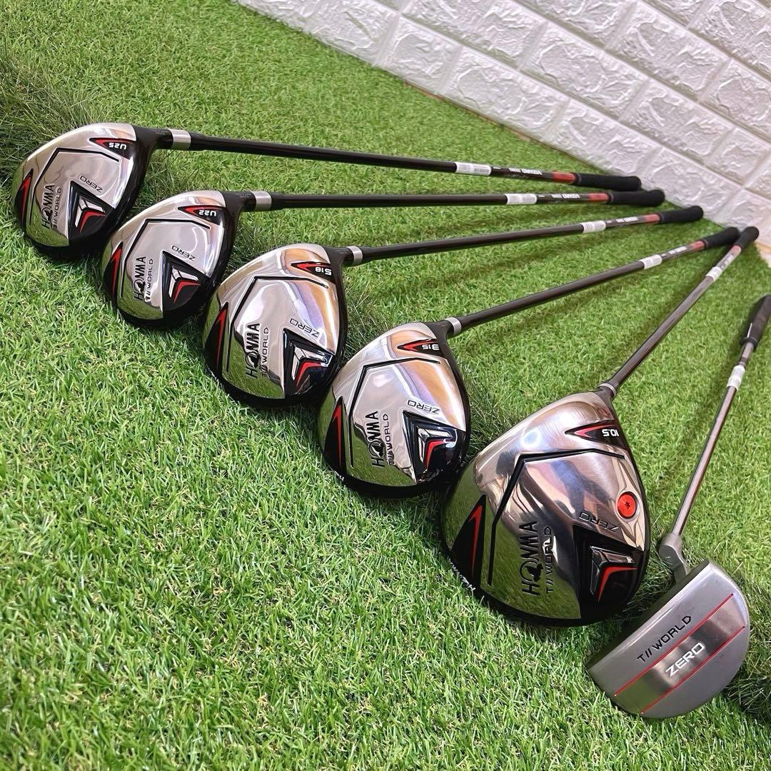 美品 HONMA ツアーワールドゼロ メンズゴルフクラブ豪華13本セット R