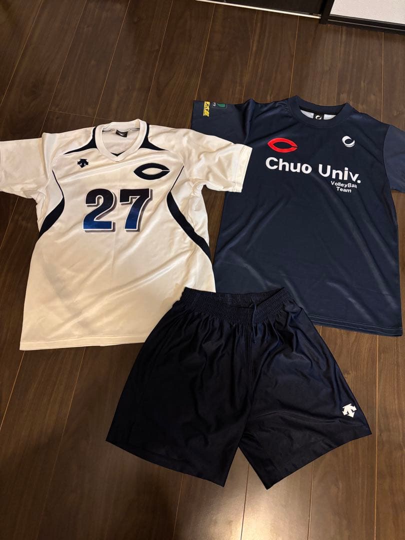 中央大学男子バレーボール部ユニフォーム上下バレーボールウェアセット
