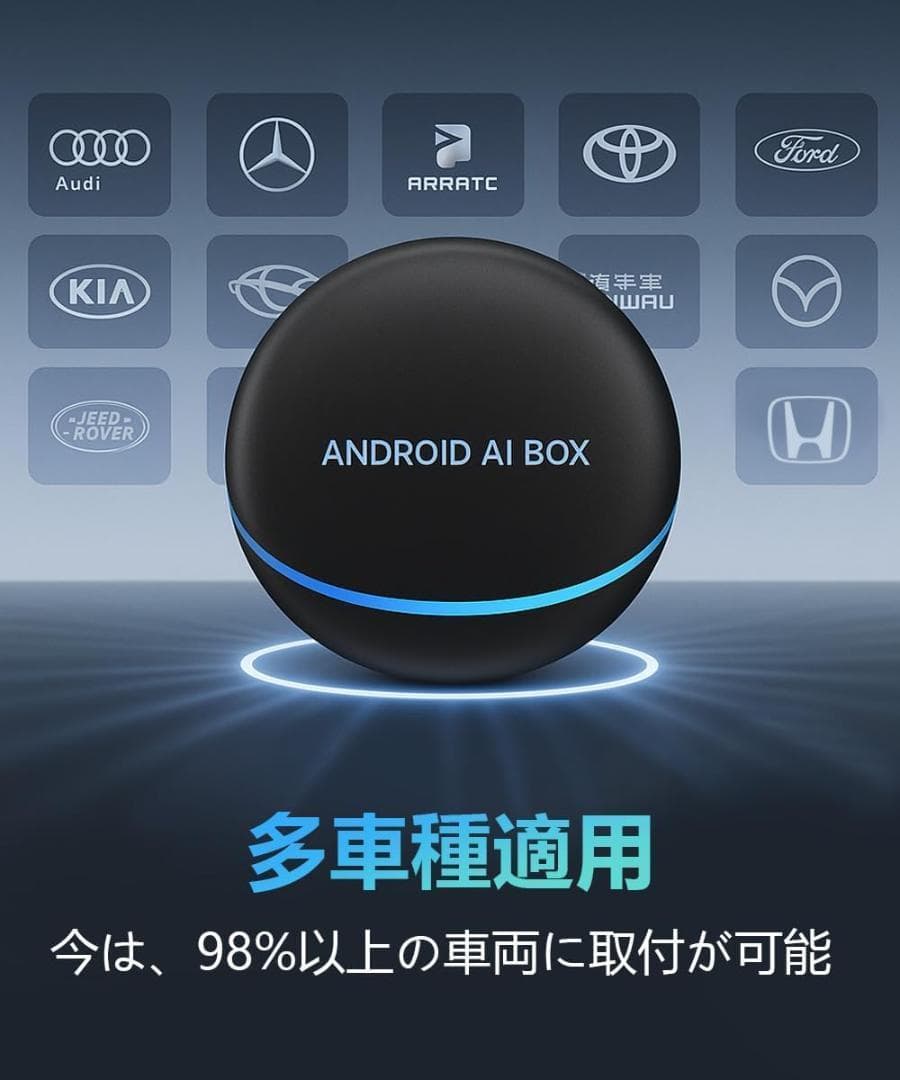 【新品未使用】AUSATOYN Ai Boxワイヤレス CarPlay