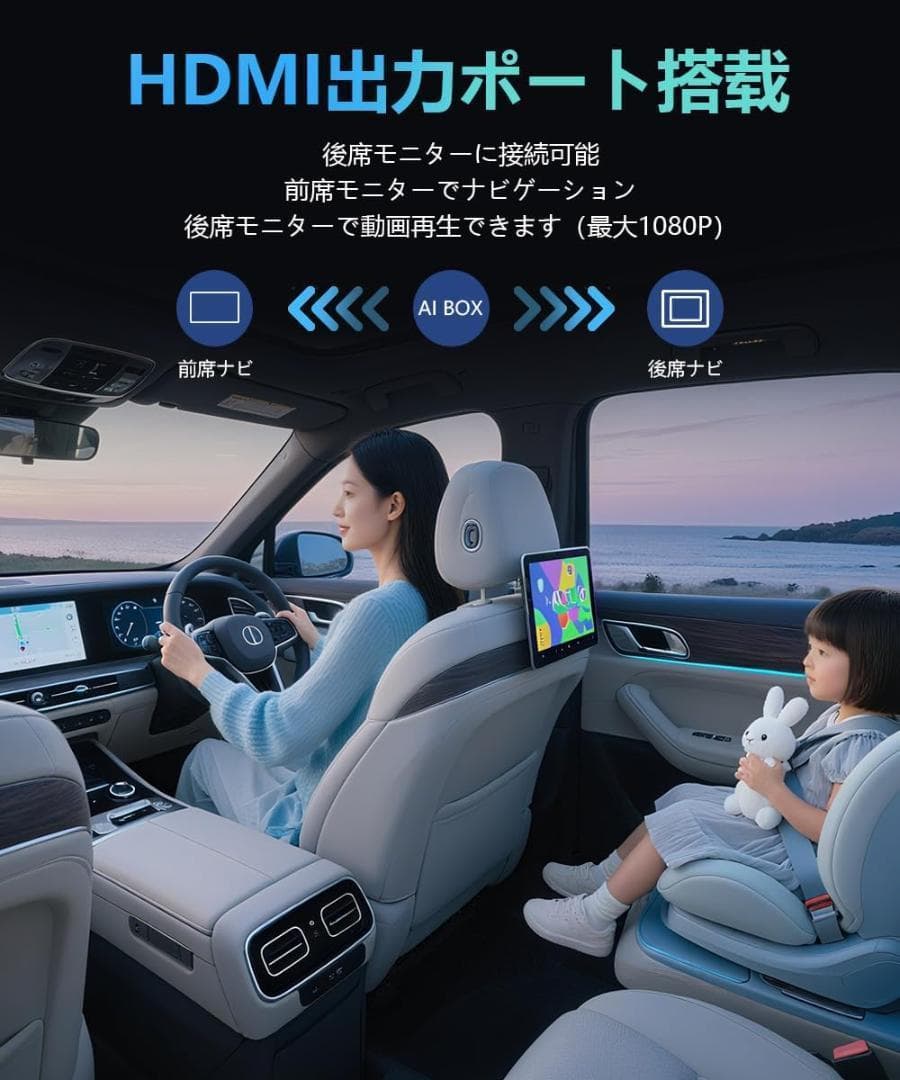 【新品未使用】AUSATOYN Ai Boxワイヤレス CarPlay