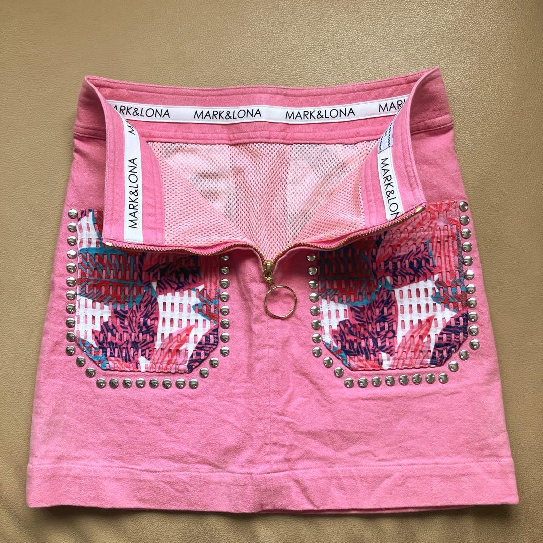 【美品】マークアンドロナ MARK & LONA スカート Sサイズ