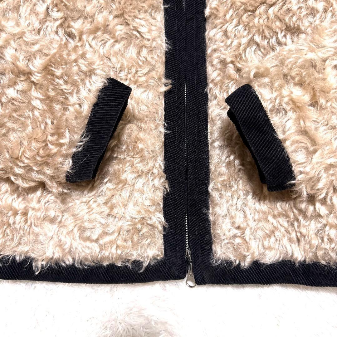 THE SHINZONE ザシンゾーン ファー パーカー モヘヤ キルティング