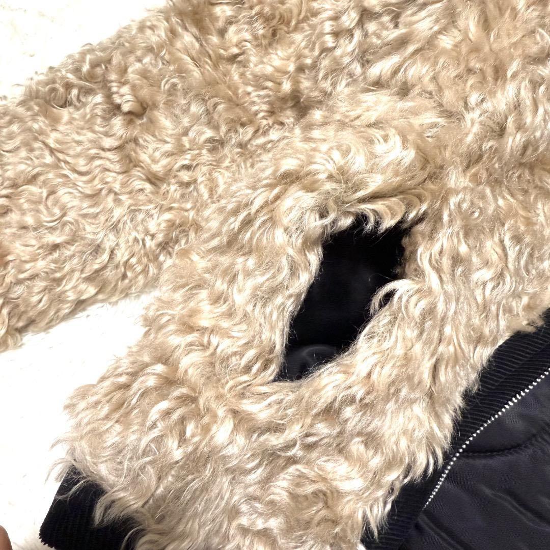 THE SHINZONE ザシンゾーン ファー パーカー モヘヤ キルティング