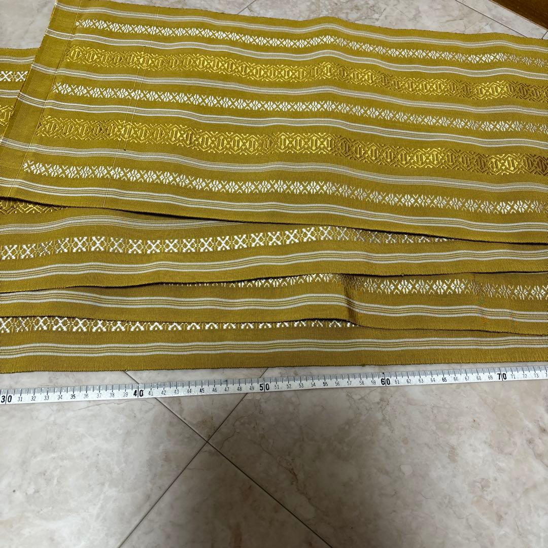 ケ*コ様 博多名古屋帯　単衣、浴衣、夏着物等に　美品