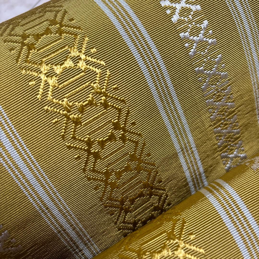 ケ*コ様 博多名古屋帯　単衣、浴衣、夏着物等に　美品